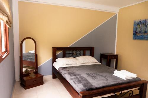 1 double bed