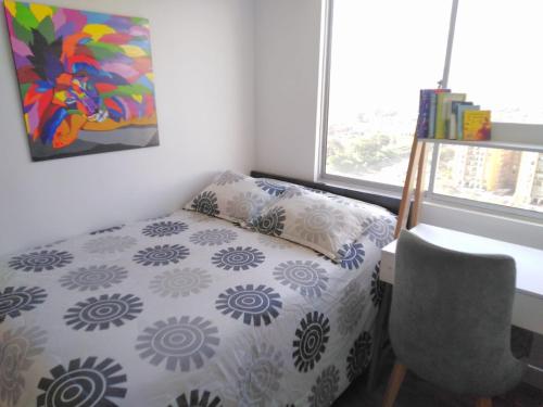 Habitación privada cómoda vista Bogotá