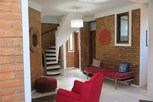 Shared lounge/TV area, Pousart - Floripa in Rio Tavares