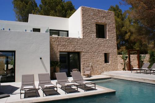 Extravagant Ibiza Villa Casa Tranquila SArgamassa 5 Bedrooms Fantastic Sea Views and Private Pool Santa Eulalia