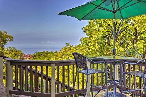 Peaceful Milolii Cottage with Ocean and Sunset Views!