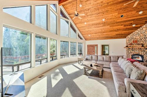 Lush A-Frame Cabin in Pioneer with Deck and Views!