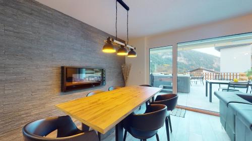 Spacious apartment - beautiful terrace with view, Leukerbad (zdjęcie 4)