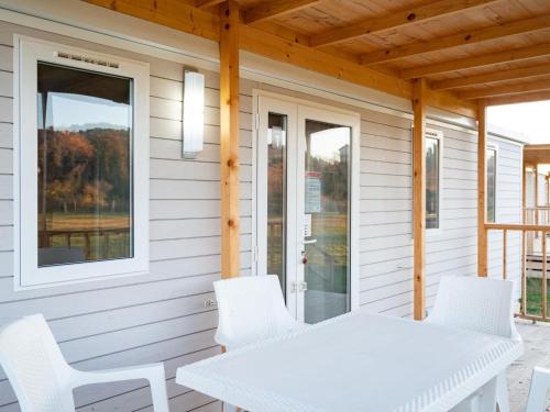 Balcony/terrace, Welcoming mobile home in Marina di Altidona with shared pool in Altidona