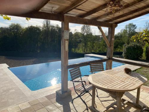 Aux Juges-charming holiday house with private infinitypool!