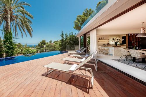 Elegant Ibiza Villa Exclusive Area Of Cap Martinet Casa Athalia Cinema Room Gym 6 Bedrooms Ibiza Town