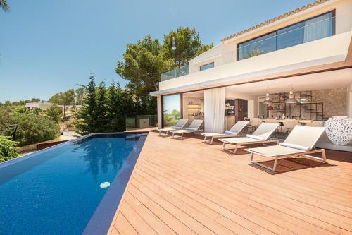 Elegant Ibiza Villa Exclusive Area Of Cap Martinet Casa Athalia Cinema Room Gym 6 Bedrooms Ibiza Town