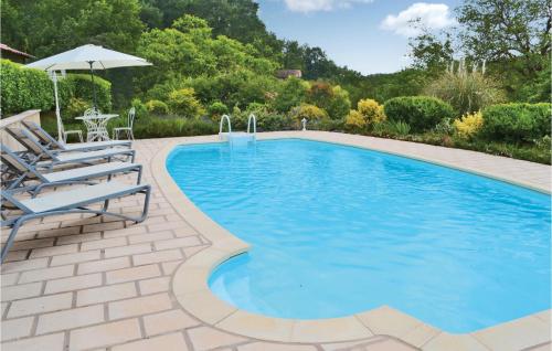 Swimming pool, Amazing home in Brantome with 1 Bedrooms, WiFi and Outdoor swimming pool in Brantome