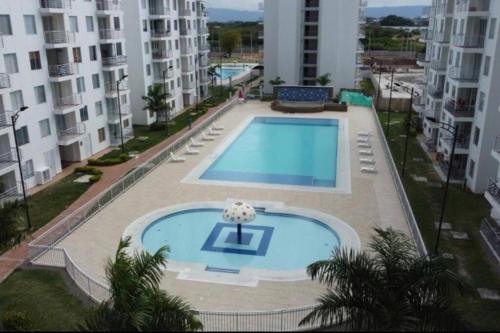 Apartamento vacacional en Girardot Cundinamarca - AQUALINA ORANGE piso 3 vista a la piscina