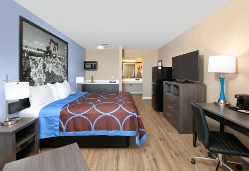 ห้องครัว, Super 8 by Wyndham Victoria / South / Hwy 59 in วิกตอเรีย (TX)