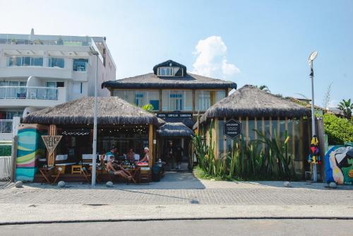Exterior view, Longboard Paradise Surf Club in Recreio Dos Bandeirantes