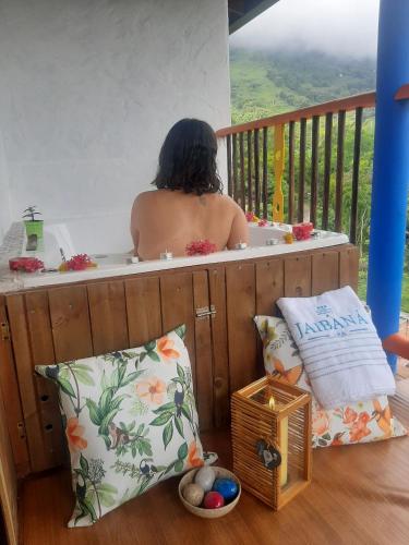 Hot tub, Jaibana Spa in Támesis