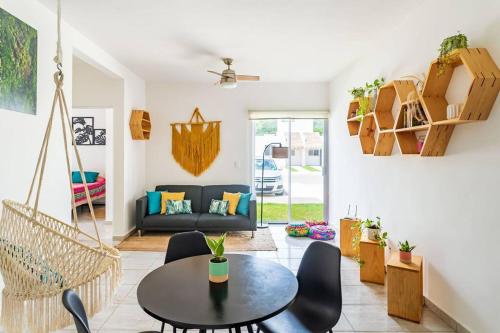 Nest to rest - Cozy ground floor apt with 2 bedrooms, pool and facilities, Puerto Morelos