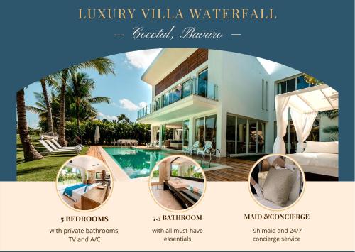 Luxury Villa Waterfall with Private Pool, BBQ & Maid photo 1