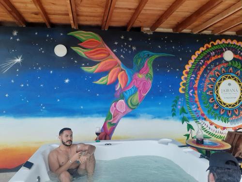 Hot tub, Jaibana Spa in Támesis