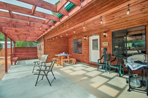 Fire Pit, Fenced Yard Overgaard Cabin Near Hiking
