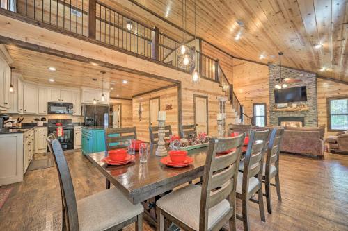 Broken Bow Escape with Hot Tub and Basketball Court! in Broken Bow, USA
