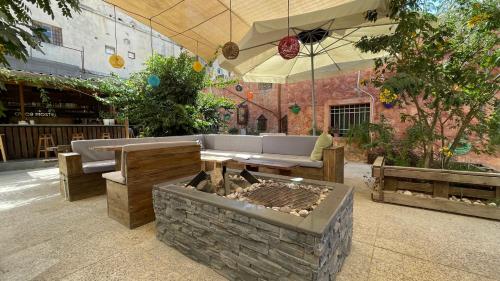 레스토랑, 캐롭 호스텔 - 암만 (Carob Hostel - Amman ) in 암만