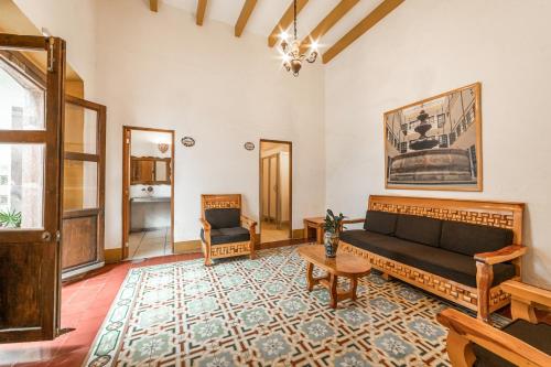 Bathroom, Hotel Meson de Isabel in Queretaro