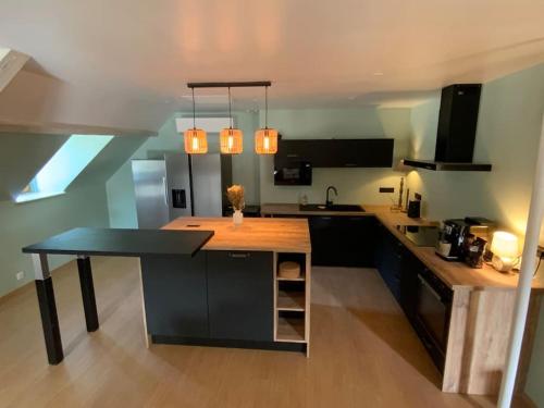 virtuve, Gîte Les Roches : maison de caractère pour 15 personnes (Gite Les Roches : maison de caractere pour 15 personnes) in Saint-Romain (Burgundy)