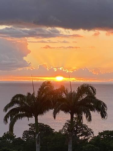 View, Appartement charmant a Pointe-Noire, vue mer, 51 m², piscine in Pointe-Noire