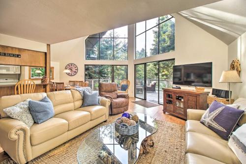 Creekside Chalet with Hidden Spa and Private Beach! photo 3