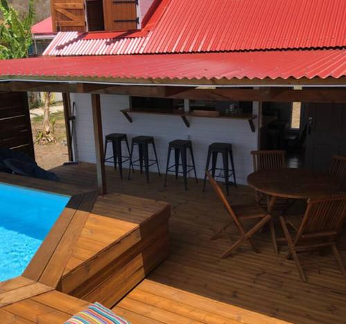 La tiny de titanse avec piscine in Capesterre-de-Marie-Galante