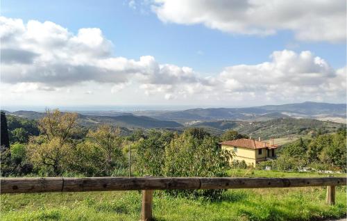 Amazing apartment in Castellina Marittima with 1 Bedrooms
