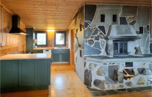 مطبخ, Amazing Home In Sjusjøen With Sauna in Sjusjoen