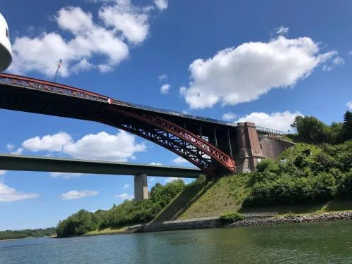 Kanalparadies in Kiel, Deutschland