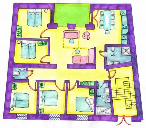 Dandelion Apartments Brīvības Room Type - Five Bedroom Apartment 1 Dandelion Apartments Brīvības Room Type - Five Bedroom Apartment 1