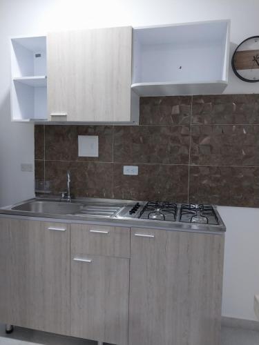 Kitchen, Cabanas Berakah in Covenas
