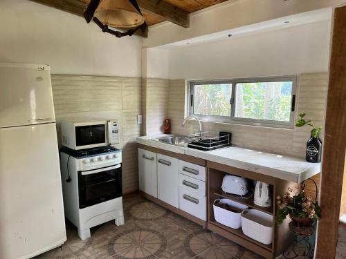 廚房, Cabaña Ikigai- By Complejo el Refugio (Cabana Ikigai- By Complejo el Refugio) in 拉斯托斯卡斯