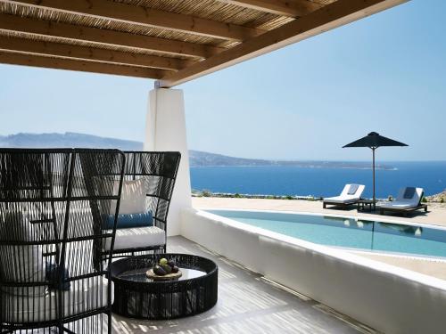 Ilios Pool Villa with Sunset & Sea View