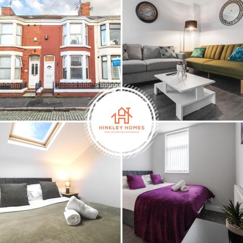Supersized House 6 Beds Sleeps 14 w Garden & Carpark By Hinkley Homes Short Lets & Serviced Accommodation, Liverpool (photo 5)