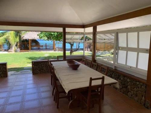 Fare Hotu Punaauia bord de mer in Tahiti