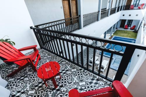 Balkons/terase, Hotel Casa Nodin in Cuatrocienegas de Carranza