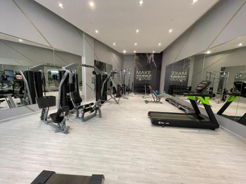 Fitness center, Voyage Hotel near The Diplomatic Quarter