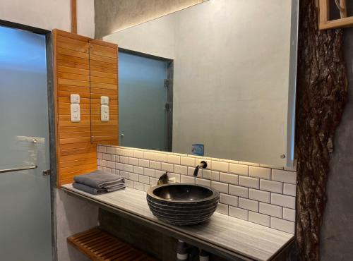 Ванная комната, Hotel Kalang Ulu in Берастаги