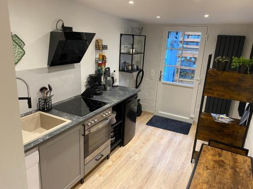 入口, Ferienwohnung Marschkieker - Kleiner Deichhof in 哈茨特爾馬爾施