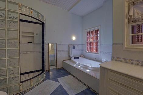 Salle de bain, Kitty's Beach House in Placencia