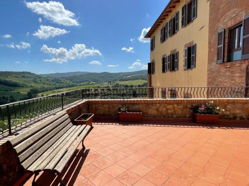 balkon/terras, Agriturismo Castello di Montauto in Montauto
