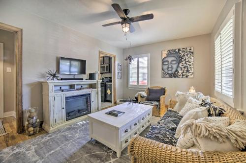 Walk to Midtown Reno Retreat with Furnished Deck!
