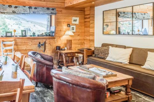 Charming apartment in a chalet with big terrasse and beautiful view Megève