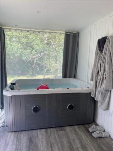 Charmant chalet cocooning avec Jacuzzi - Location, gîte - Arthon