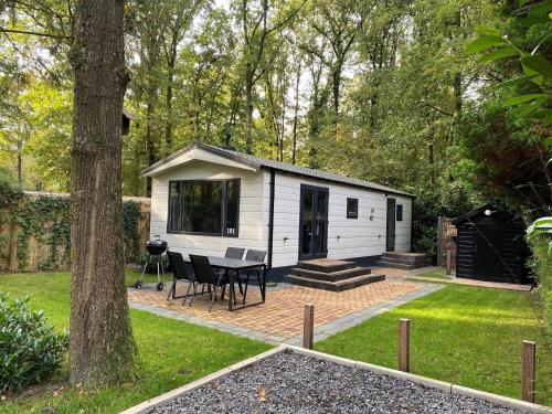  Beautiful chalet in the woods with a shared pool, Pension in Vledder