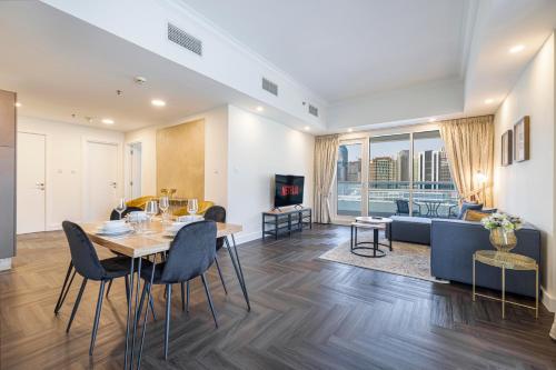 Daniels 1BR Business Bay Partial Burj Khalifa View, Дубай (фото 3)