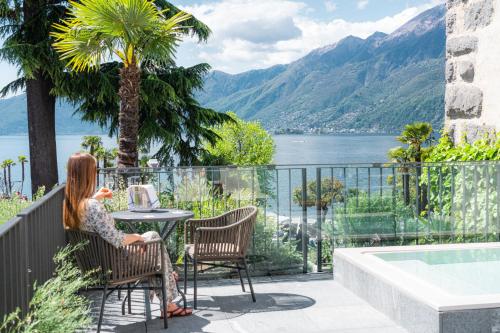 Terraza/balcón, Romantik Hotel Castello Seeschloss in Ascona