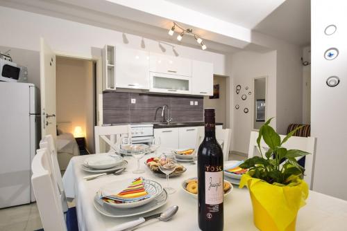 Apartment in Zaton Zadar with sea view, balcony, air conditioning, WiFi 685-2, Zaton (foto 6)