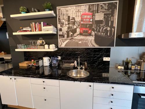 Modern cozy studio with backyard, Antwerpia (zdjęcie 9)